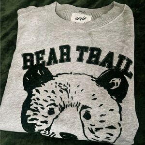 Aerie Gray Bear Trail Sweatshirt